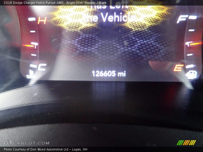Bright Silver Metallic / Black 2018 Dodge Charger Police Pursuit AWD