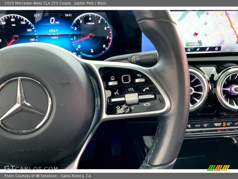 Jupiter Red / Black 2020 Mercedes-Benz CLA 250 Coupe