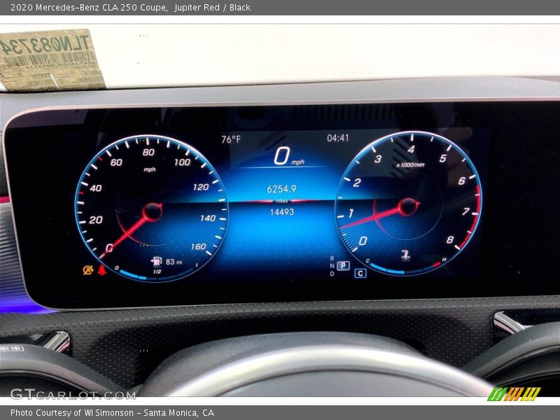 Jupiter Red / Black 2020 Mercedes-Benz CLA 250 Coupe