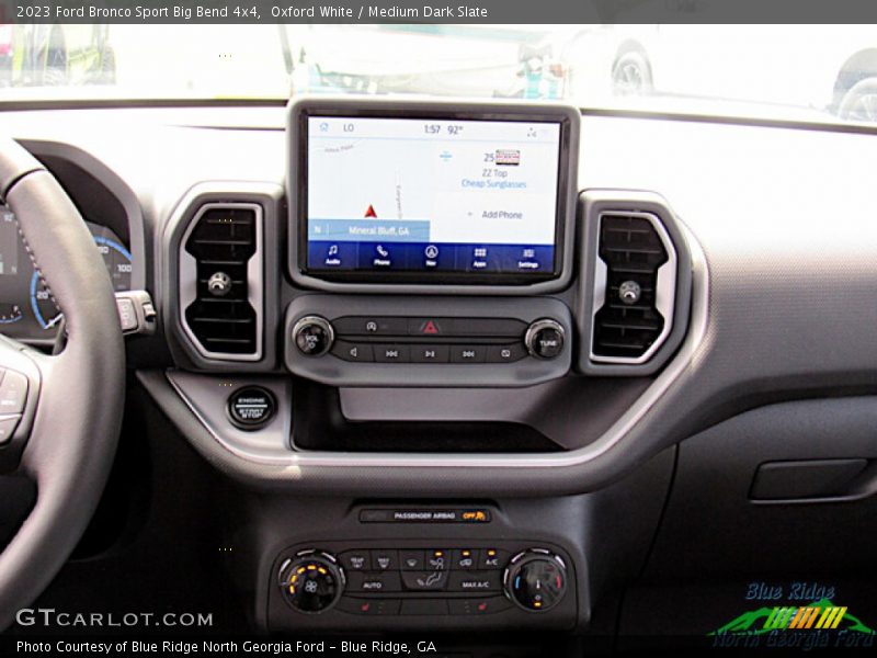 Oxford White / Medium Dark Slate 2023 Ford Bronco Sport Big Bend 4x4
