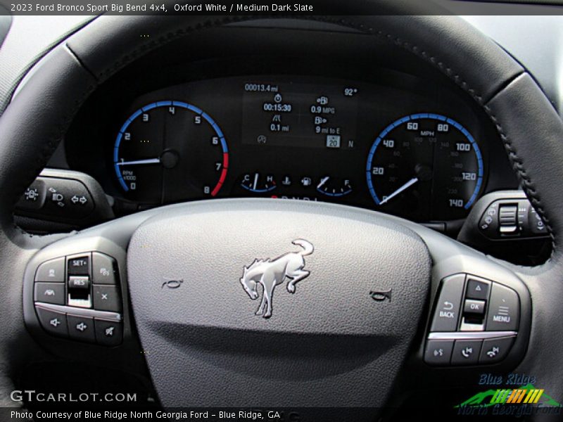 Oxford White / Medium Dark Slate 2023 Ford Bronco Sport Big Bend 4x4