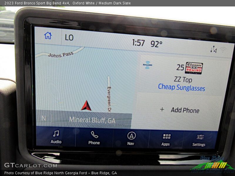 Oxford White / Medium Dark Slate 2023 Ford Bronco Sport Big Bend 4x4