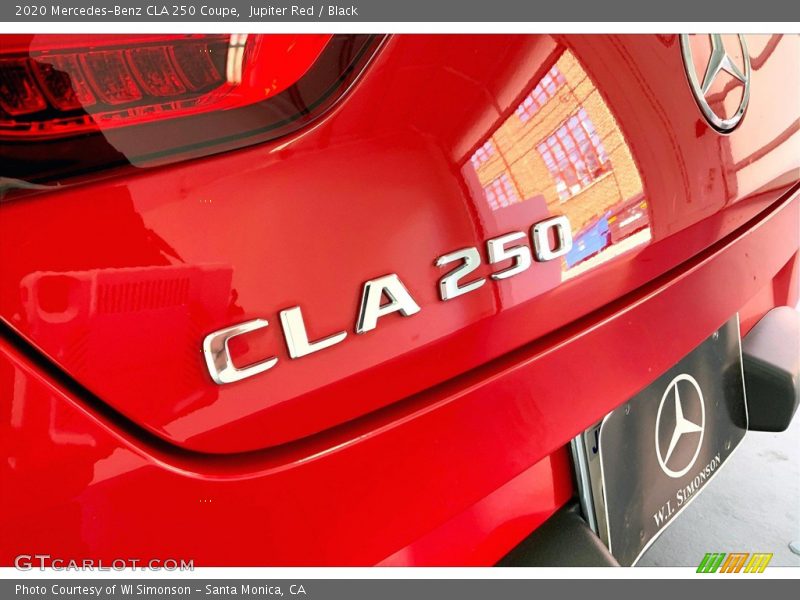 Jupiter Red / Black 2020 Mercedes-Benz CLA 250 Coupe