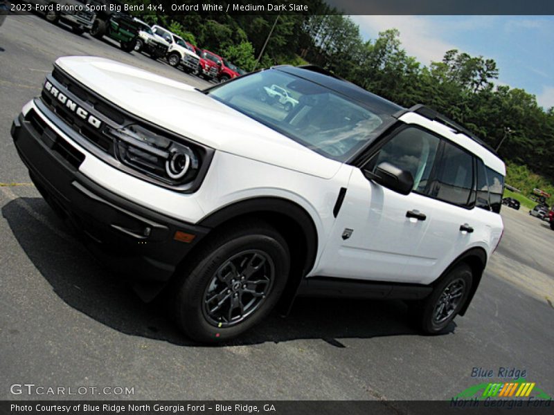 Oxford White / Medium Dark Slate 2023 Ford Bronco Sport Big Bend 4x4