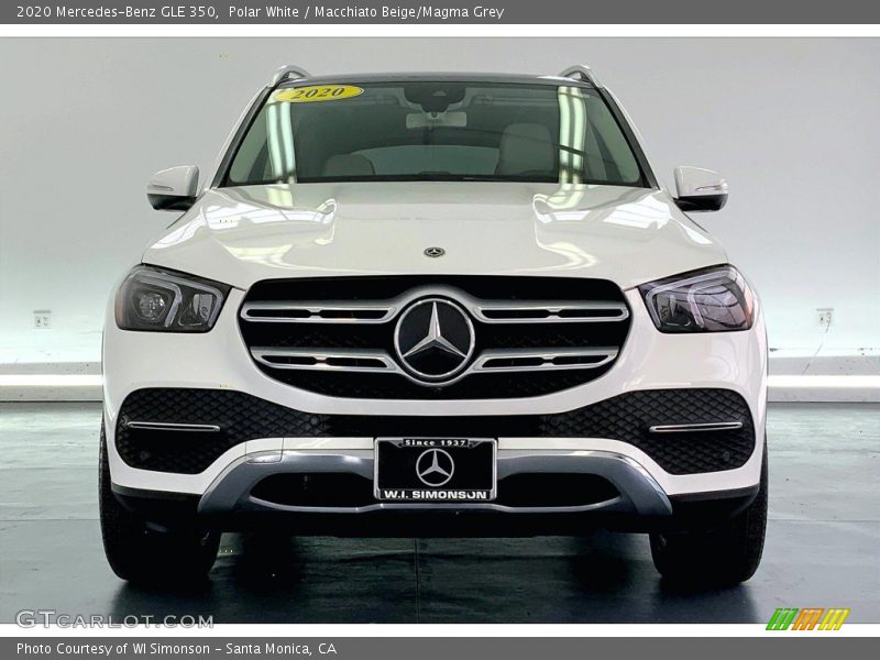 Polar White / Macchiato Beige/Magma Grey 2020 Mercedes-Benz GLE 350