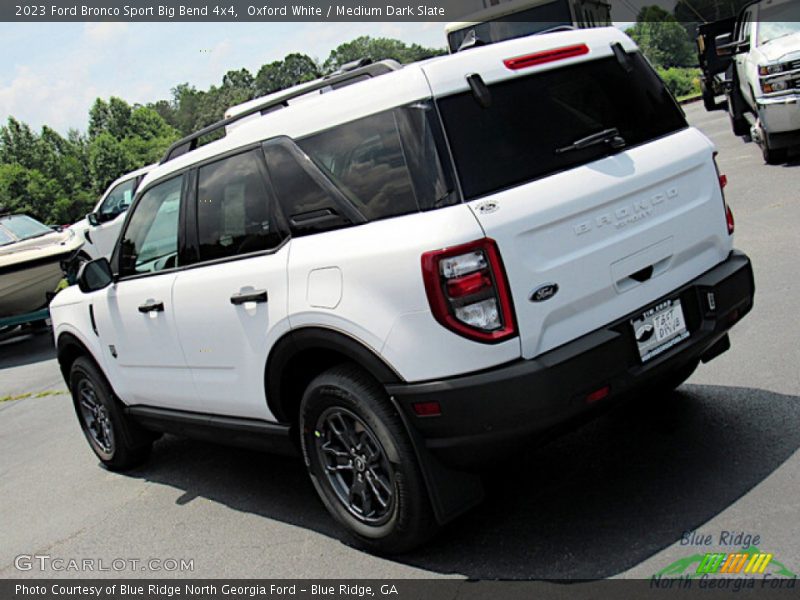 Oxford White / Medium Dark Slate 2023 Ford Bronco Sport Big Bend 4x4