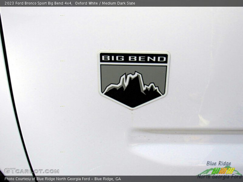 Oxford White / Medium Dark Slate 2023 Ford Bronco Sport Big Bend 4x4
