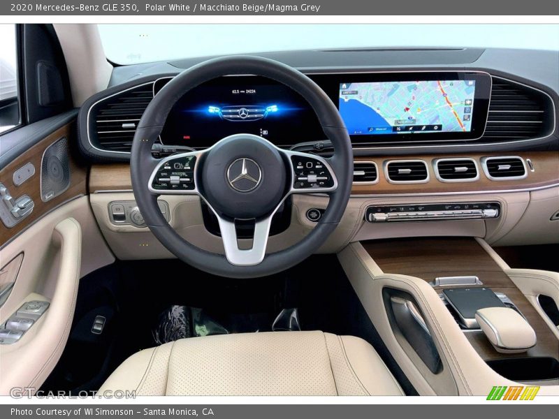 Polar White / Macchiato Beige/Magma Grey 2020 Mercedes-Benz GLE 350
