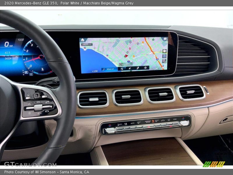 Polar White / Macchiato Beige/Magma Grey 2020 Mercedes-Benz GLE 350