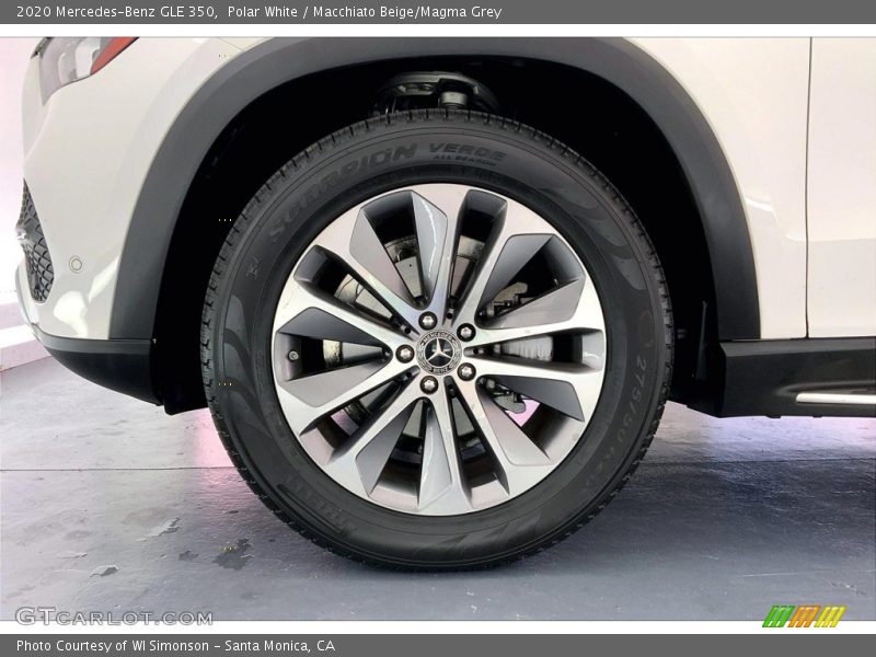 Polar White / Macchiato Beige/Magma Grey 2020 Mercedes-Benz GLE 350
