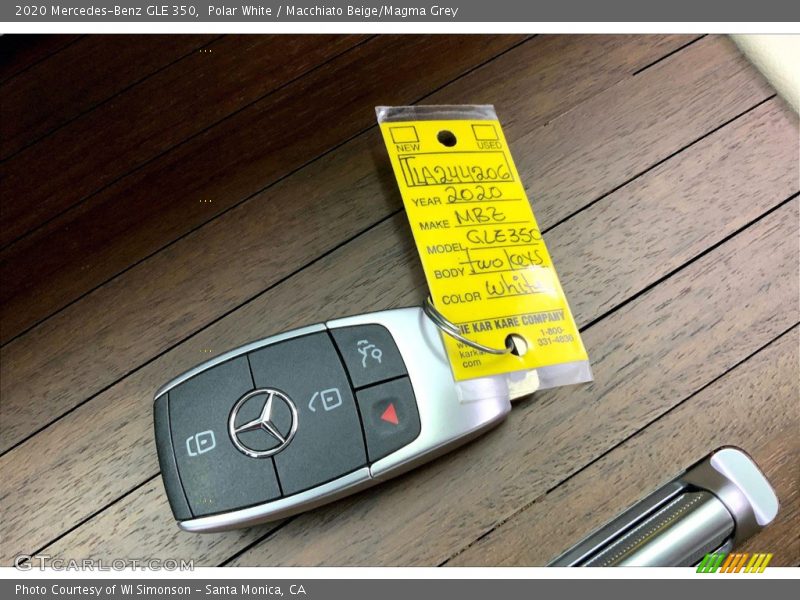Polar White / Macchiato Beige/Magma Grey 2020 Mercedes-Benz GLE 350