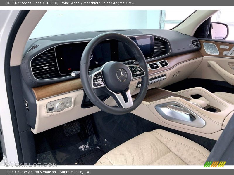 Polar White / Macchiato Beige/Magma Grey 2020 Mercedes-Benz GLE 350