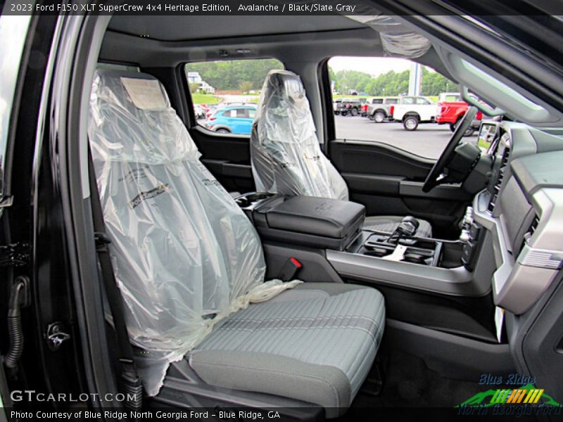 Avalanche / Black/Slate Gray 2023 Ford F150 XLT SuperCrew 4x4 Heritage Edition