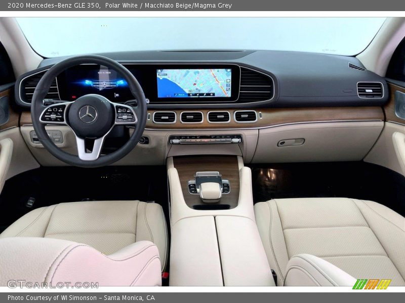 Polar White / Macchiato Beige/Magma Grey 2020 Mercedes-Benz GLE 350