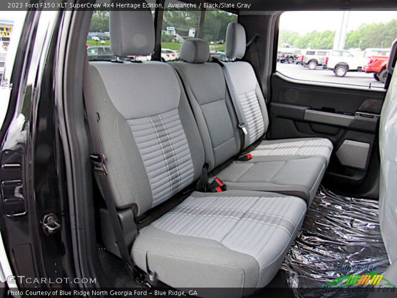 Rear Seat of 2023 F150 XLT SuperCrew 4x4 Heritage Edition