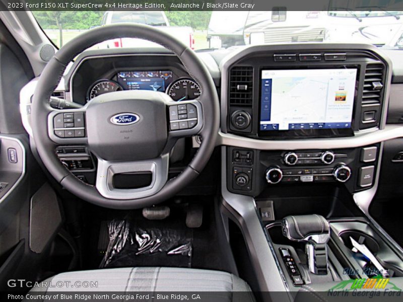 Dashboard of 2023 F150 XLT SuperCrew 4x4 Heritage Edition