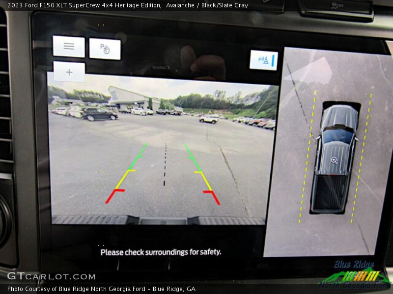 Avalanche / Black/Slate Gray 2023 Ford F150 XLT SuperCrew 4x4 Heritage Edition