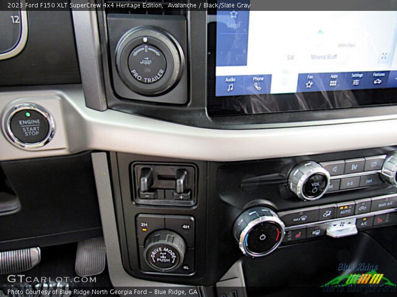 Avalanche / Black/Slate Gray 2023 Ford F150 XLT SuperCrew 4x4 Heritage Edition