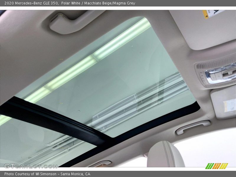 Polar White / Macchiato Beige/Magma Grey 2020 Mercedes-Benz GLE 350