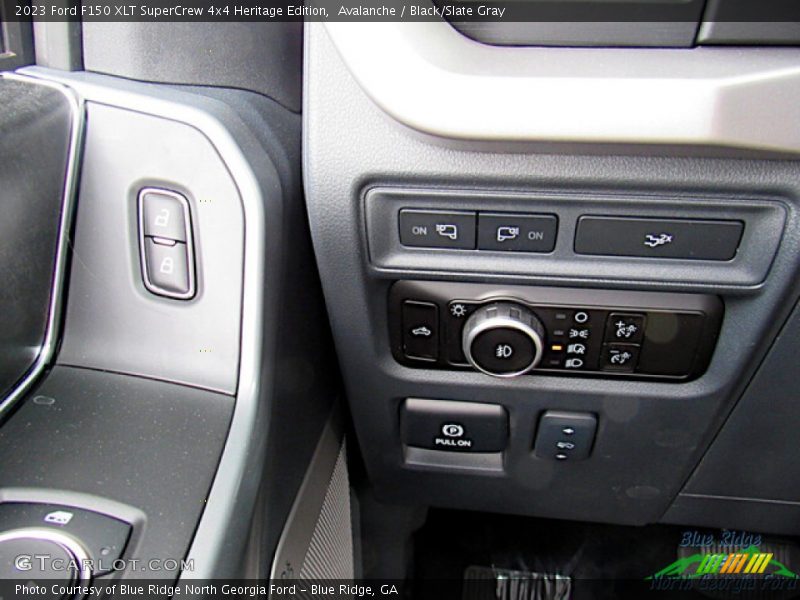 Avalanche / Black/Slate Gray 2023 Ford F150 XLT SuperCrew 4x4 Heritage Edition