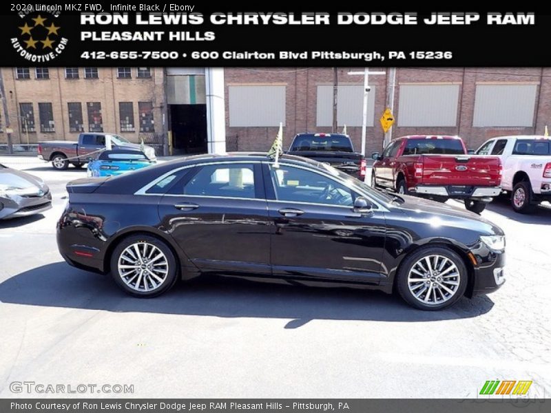 Infinite Black / Ebony 2020 Lincoln MKZ FWD