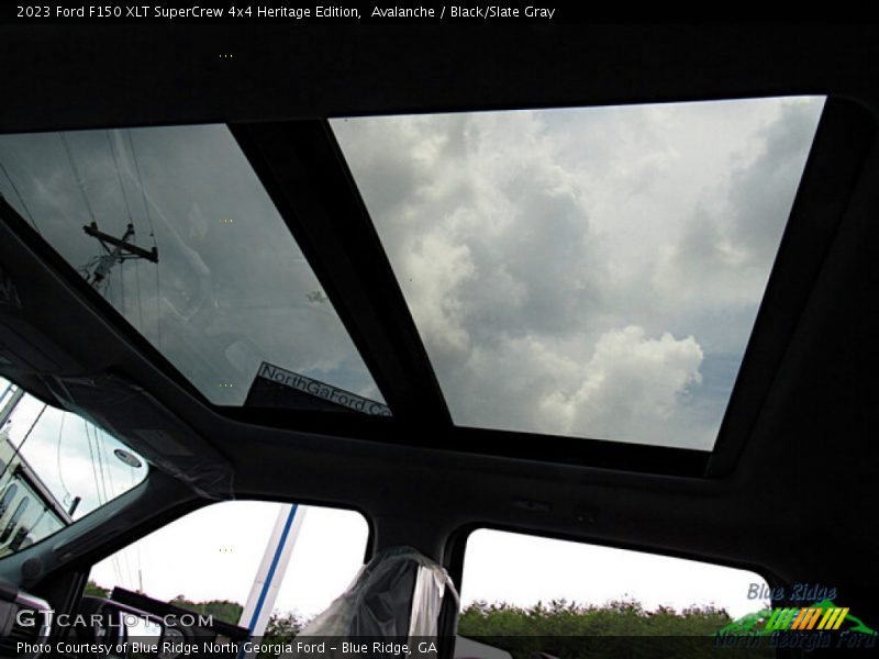 Sunroof of 2023 F150 XLT SuperCrew 4x4 Heritage Edition
