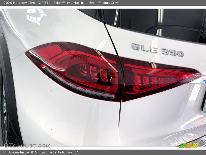 Polar White / Macchiato Beige/Magma Grey 2020 Mercedes-Benz GLE 350