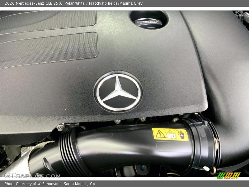 Polar White / Macchiato Beige/Magma Grey 2020 Mercedes-Benz GLE 350