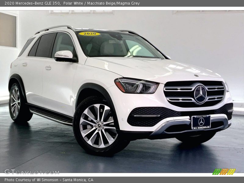 Polar White / Macchiato Beige/Magma Grey 2020 Mercedes-Benz GLE 350