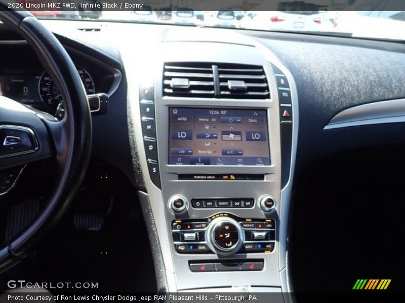 Controls of 2020 MKZ FWD