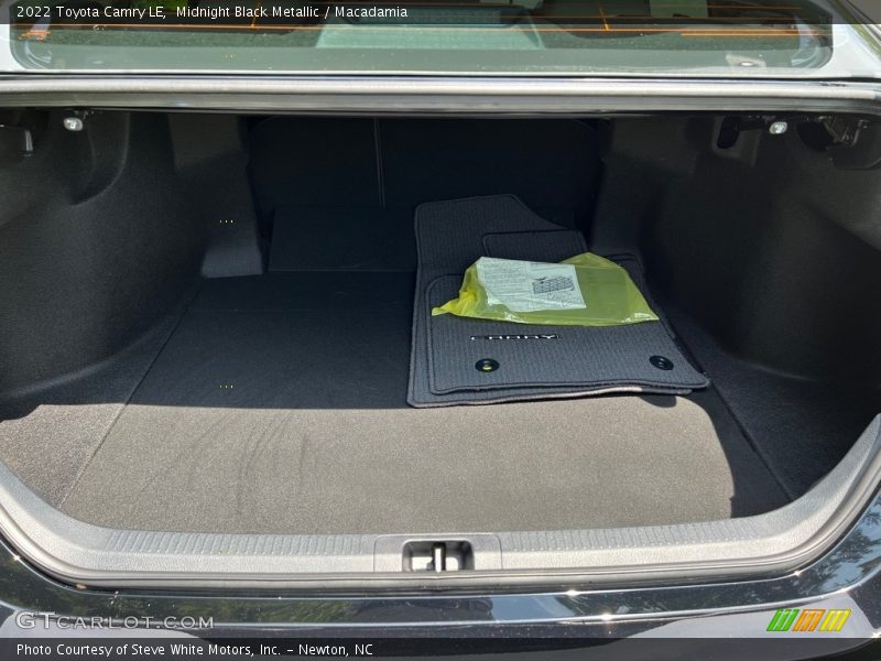  2022 Camry LE Trunk