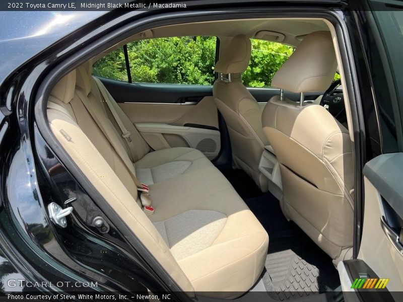 Rear Seat of 2022 Camry LE