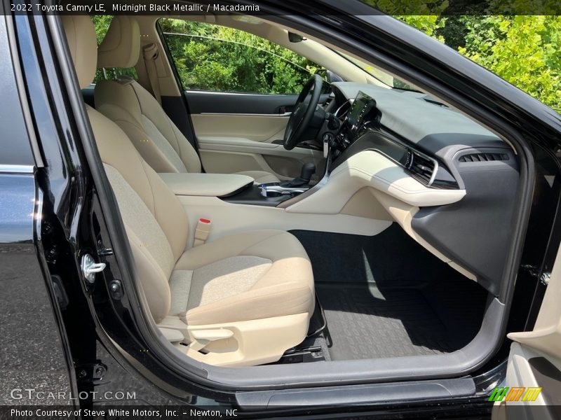 Front Seat of 2022 Camry LE