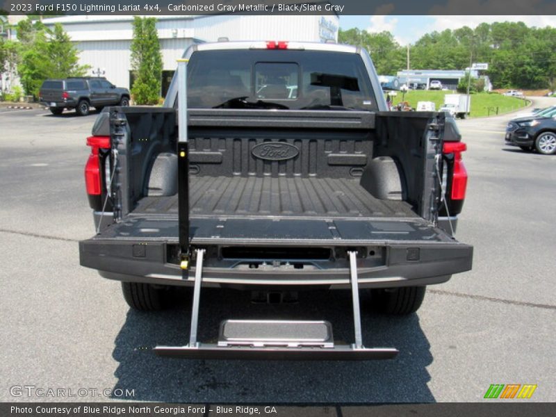 Carbonized Gray Metallic / Black/Slate Gray 2023 Ford F150 Lightning Lariat 4x4
