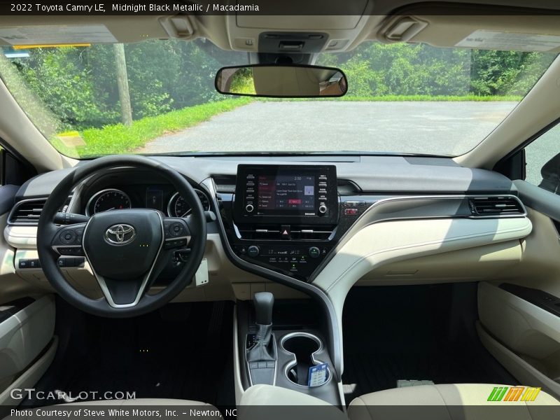 Dashboard of 2022 Camry LE