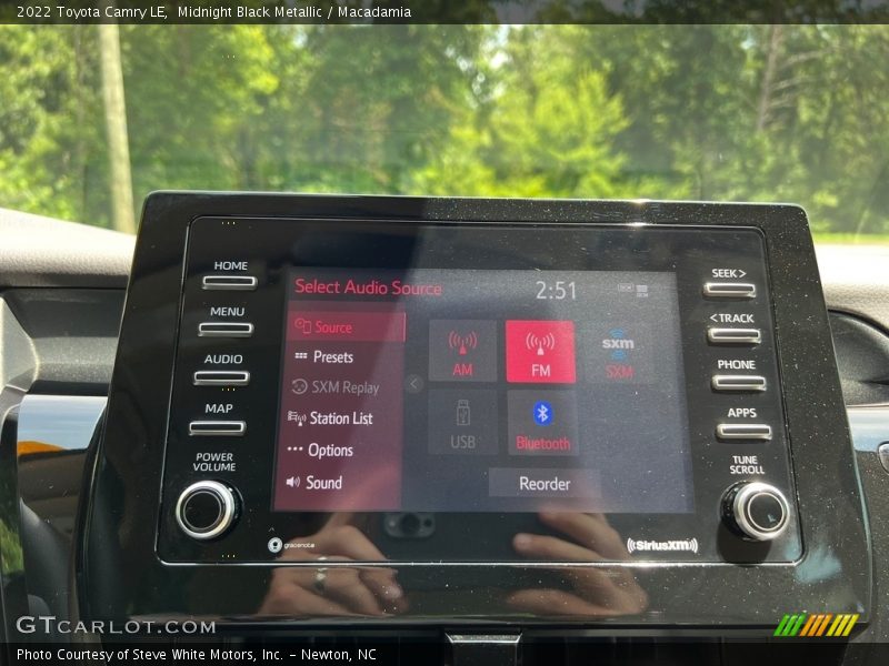 Controls of 2022 Camry LE