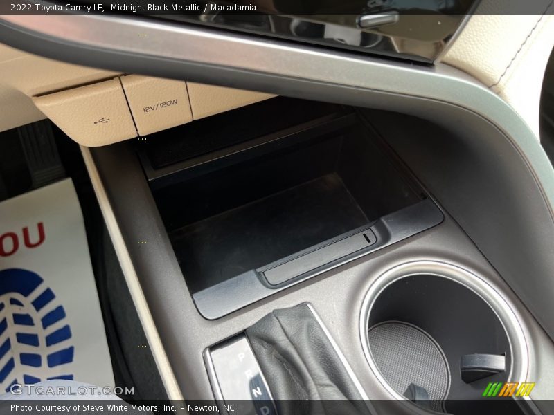 Midnight Black Metallic / Macadamia 2022 Toyota Camry LE