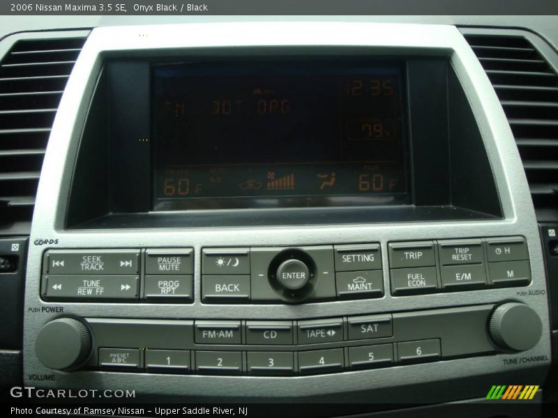 Onyx Black / Black 2006 Nissan Maxima 3.5 SE