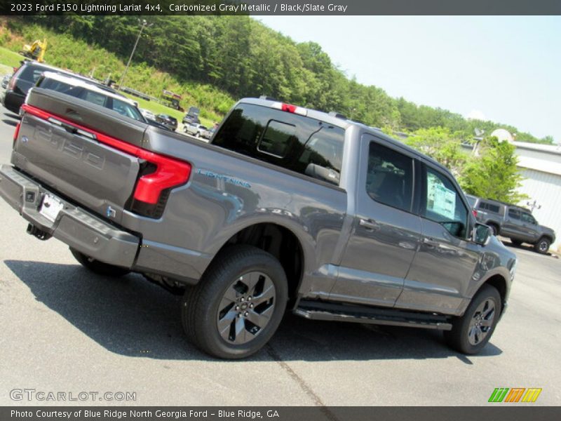 Carbonized Gray Metallic / Black/Slate Gray 2023 Ford F150 Lightning Lariat 4x4