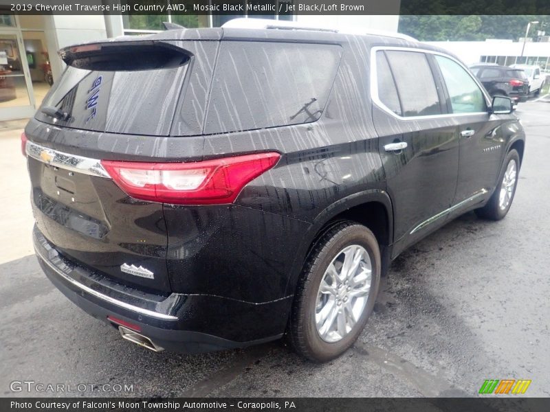 Mosaic Black Metallic / Jet Black/Loft Brown 2019 Chevrolet Traverse High Country AWD