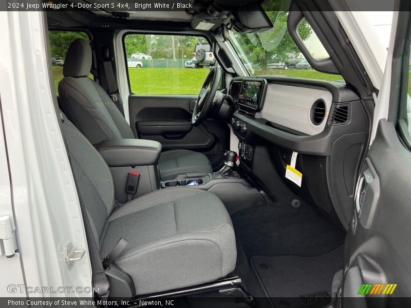 Front Seat of 2024 Wrangler 4-Door Sport S 4x4