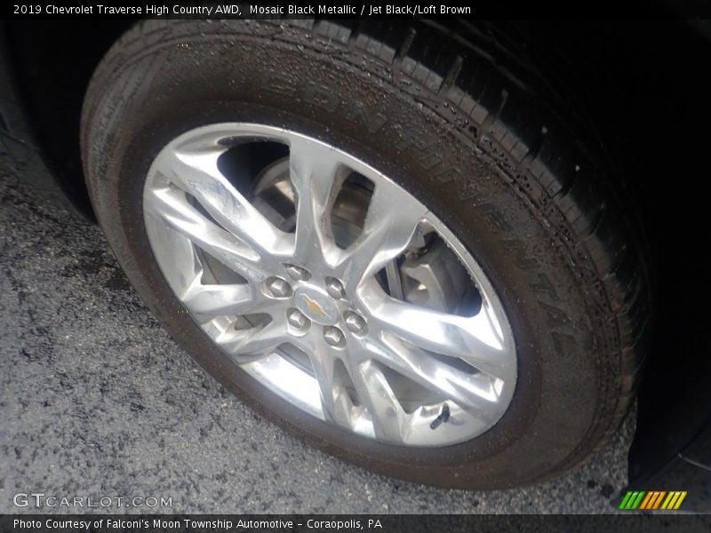 Mosaic Black Metallic / Jet Black/Loft Brown 2019 Chevrolet Traverse High Country AWD