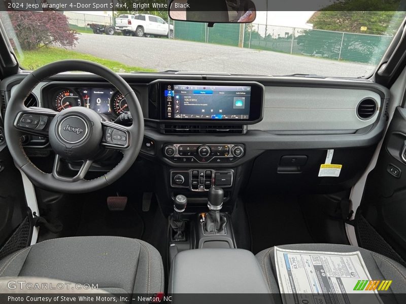  2024 Wrangler 4-Door Sport S 4x4 Black Interior