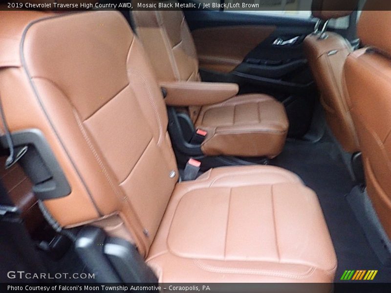 Rear Seat of 2019 Traverse High Country AWD
