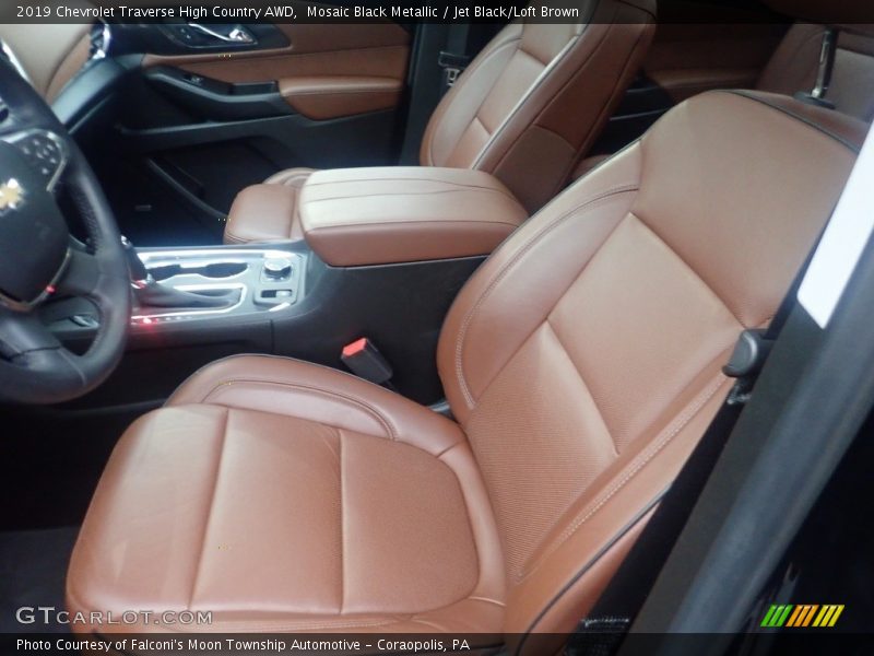 Front Seat of 2019 Traverse High Country AWD