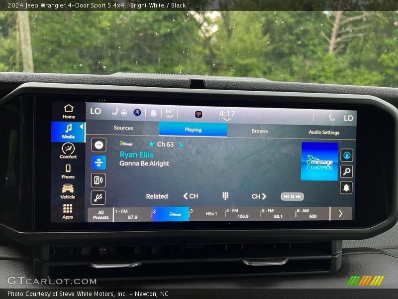 Controls of 2024 Wrangler 4-Door Sport S 4x4