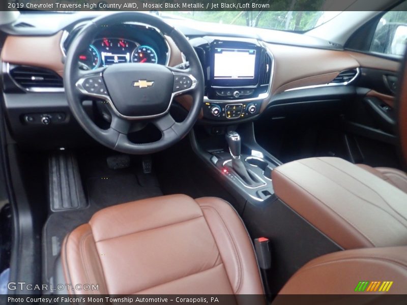 Jet Black/Loft Brown Interior - 2019 Traverse High Country AWD 