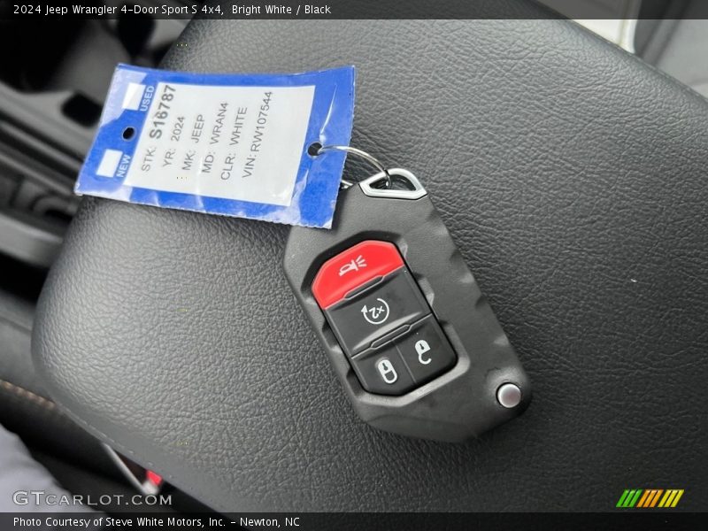 Keys of 2024 Wrangler 4-Door Sport S 4x4