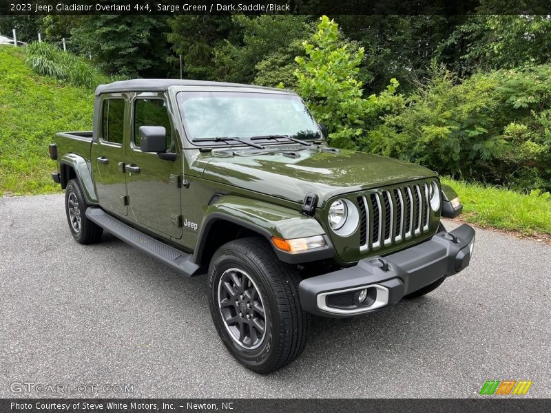 Sarge Green / Dark Saddle/Black 2023 Jeep Gladiator Overland 4x4