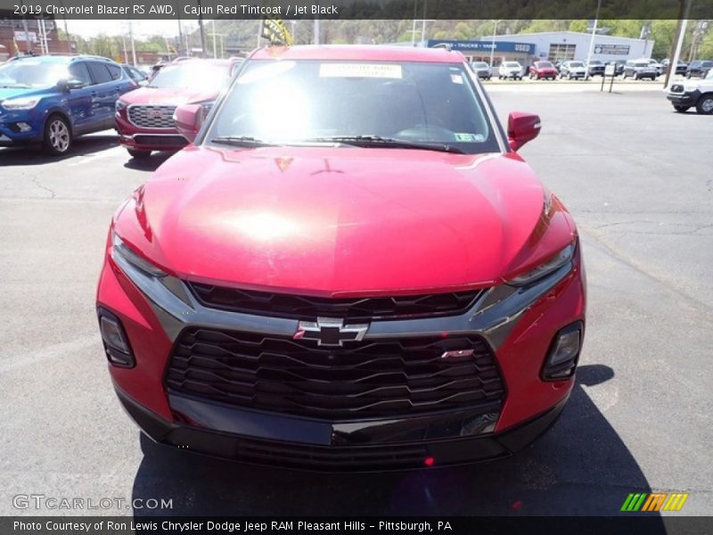 Cajun Red Tintcoat / Jet Black 2019 Chevrolet Blazer RS AWD